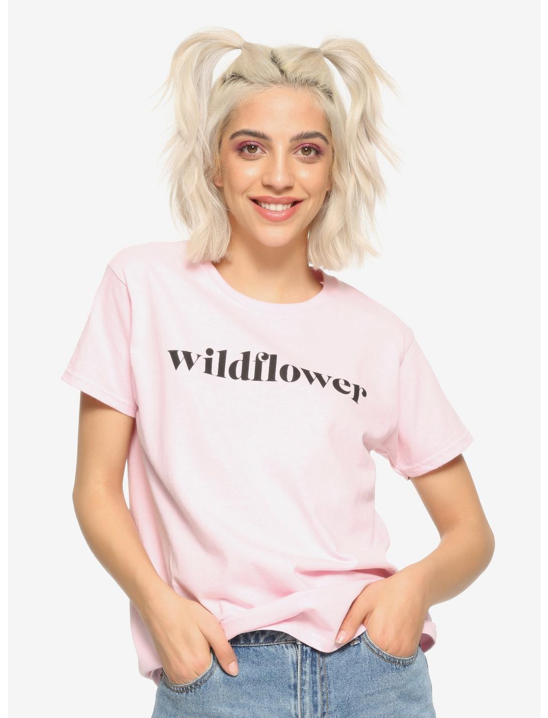 Disney Alice In Wonderland Wildflower Wreath Girls T-Shirt, MULTI, hi-res