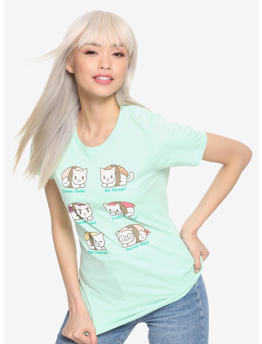 Sushi Cat Buffet Girls T-Shirt, MULTI, hi-res
