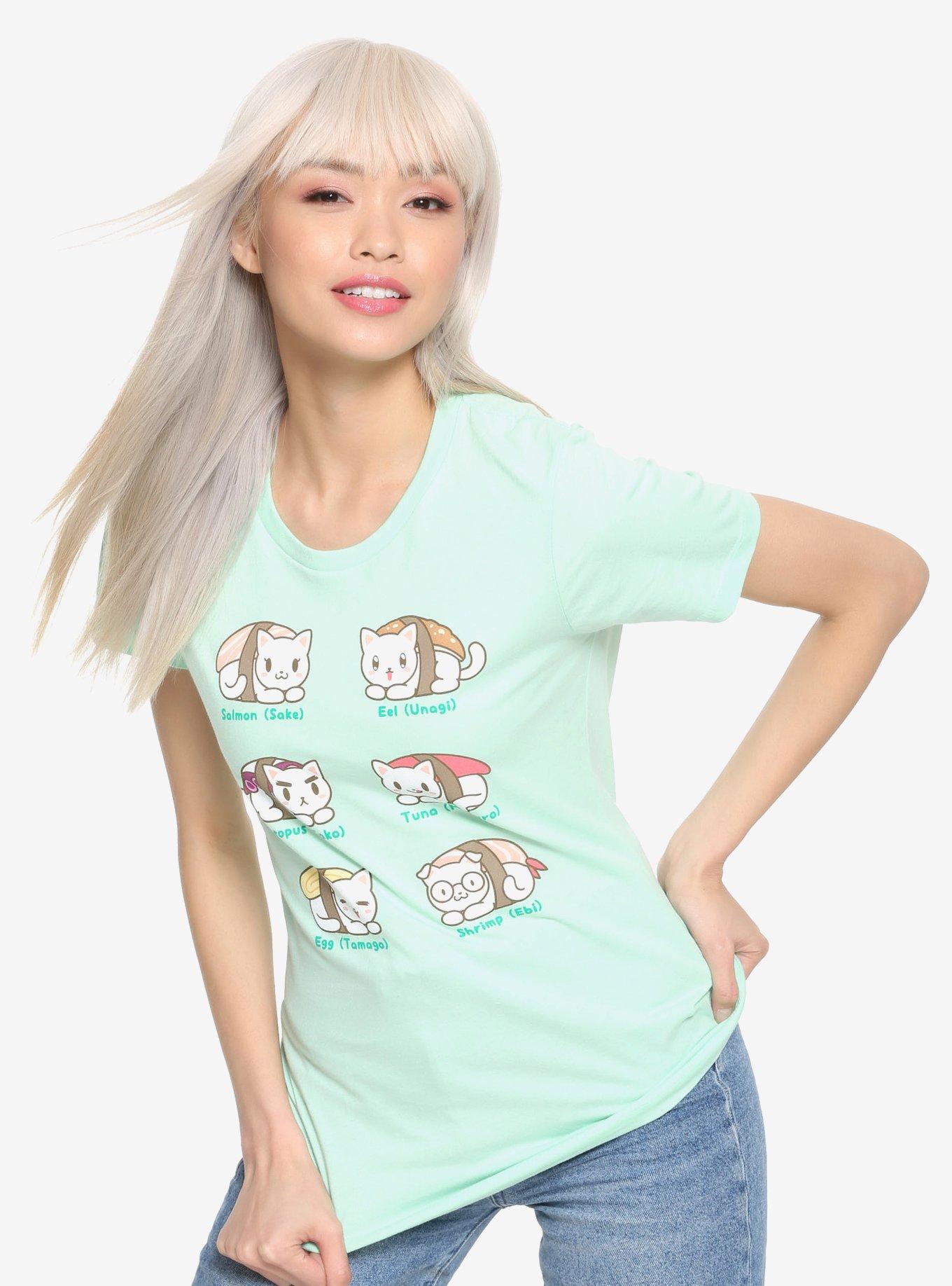 Sushi Cat Buffet Girls T-Shirt, MULTI, hi-res