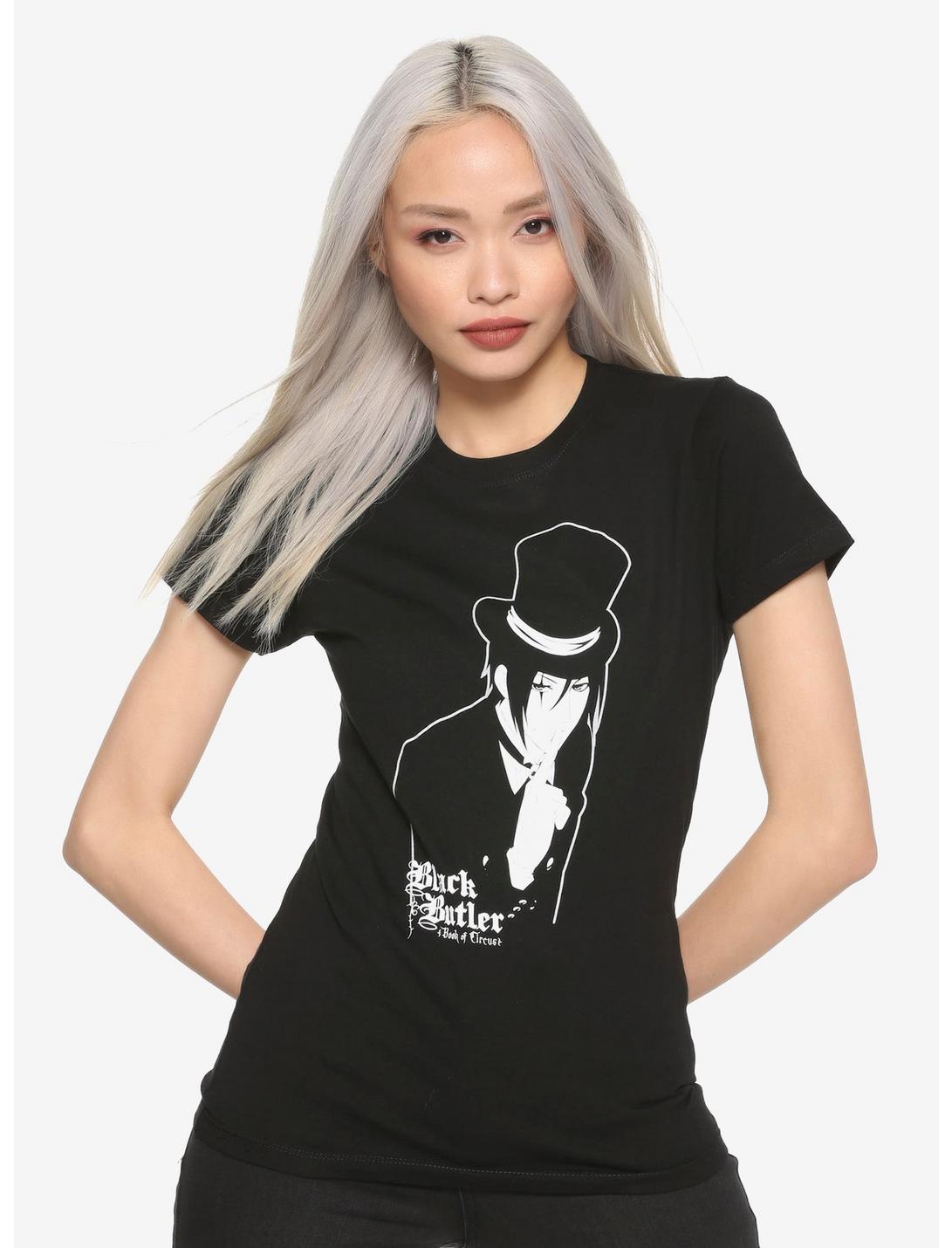 Black Butler Sebastian Hush Girls T-Shirt, MULTI, hi-res