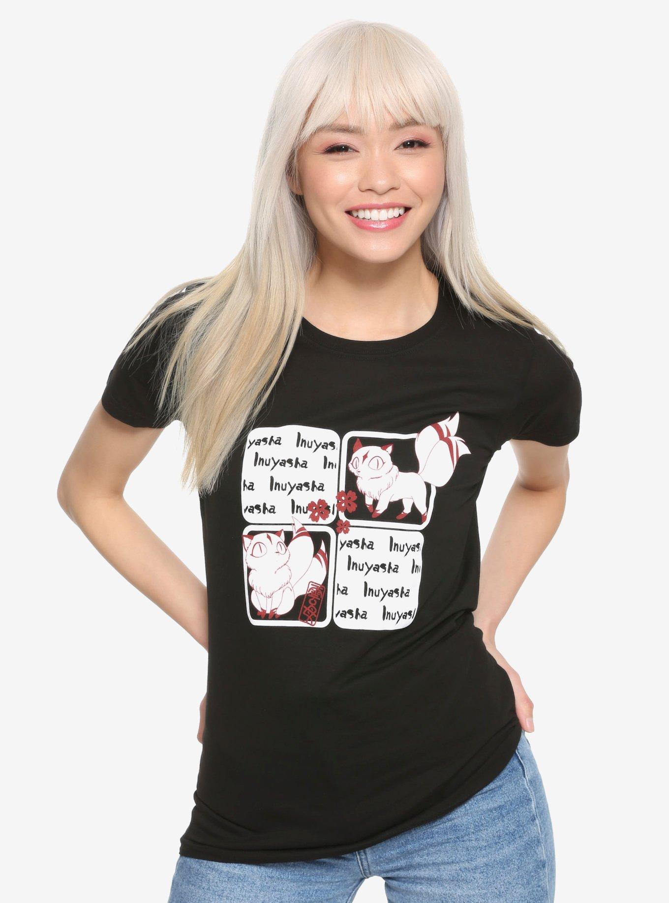 Inuyasha Kirara Boxes Girls T-Shirt, MULTI, hi-res