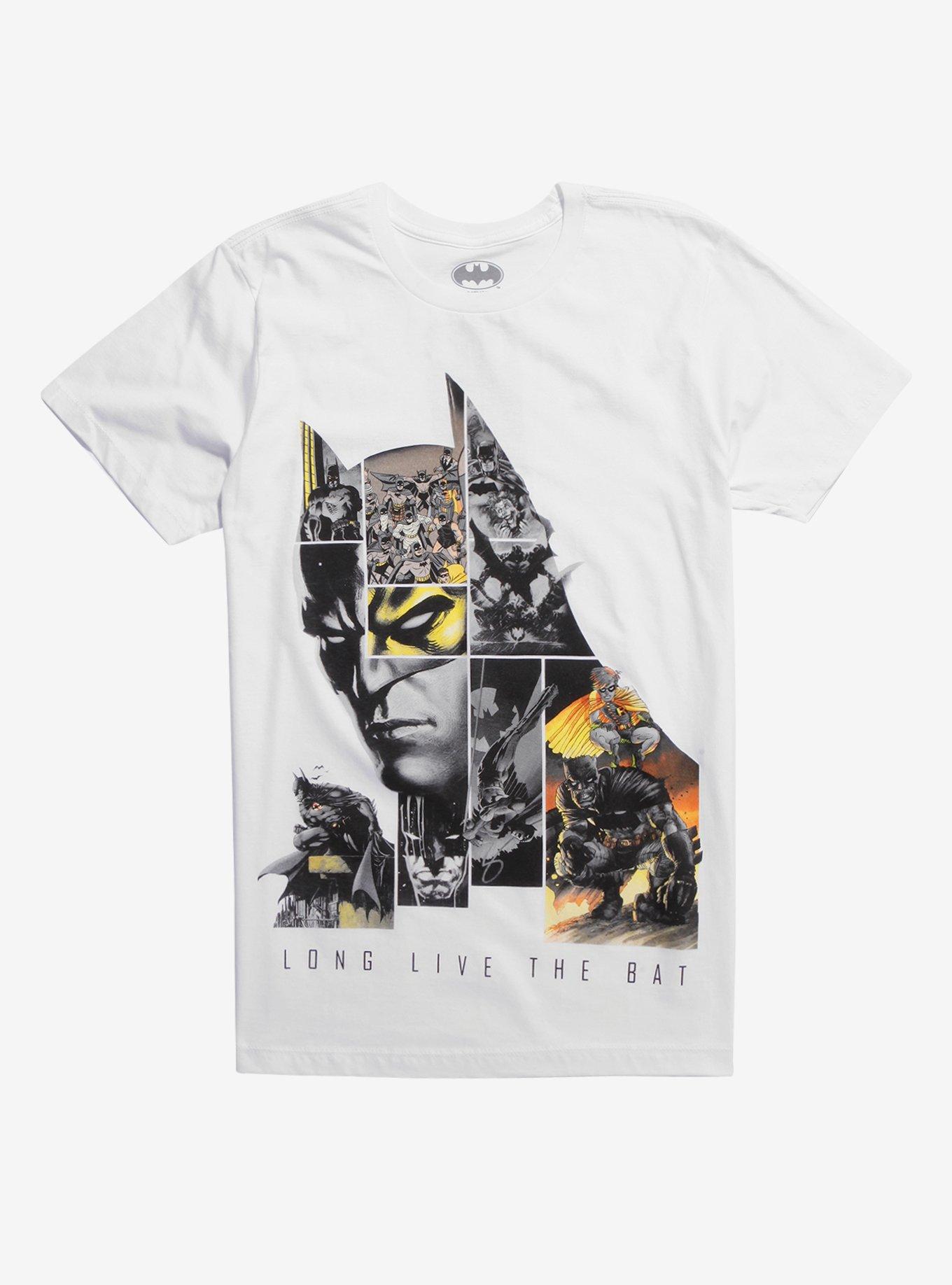 Batman 80th Anniversary Long Live The Bat T-Shirt, BLACK, hi-res