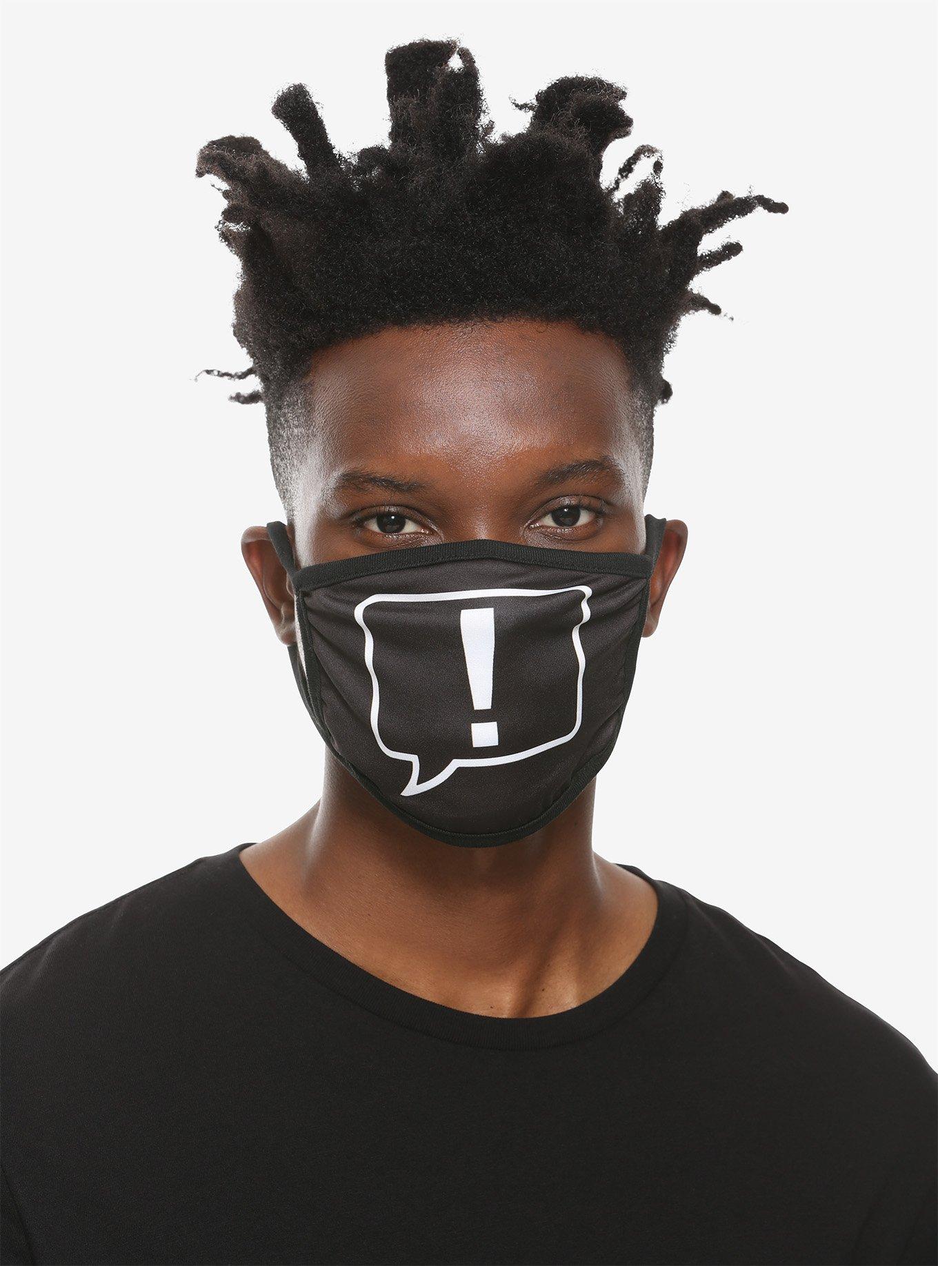 Exclamation Mark Face Mask, , hi-res