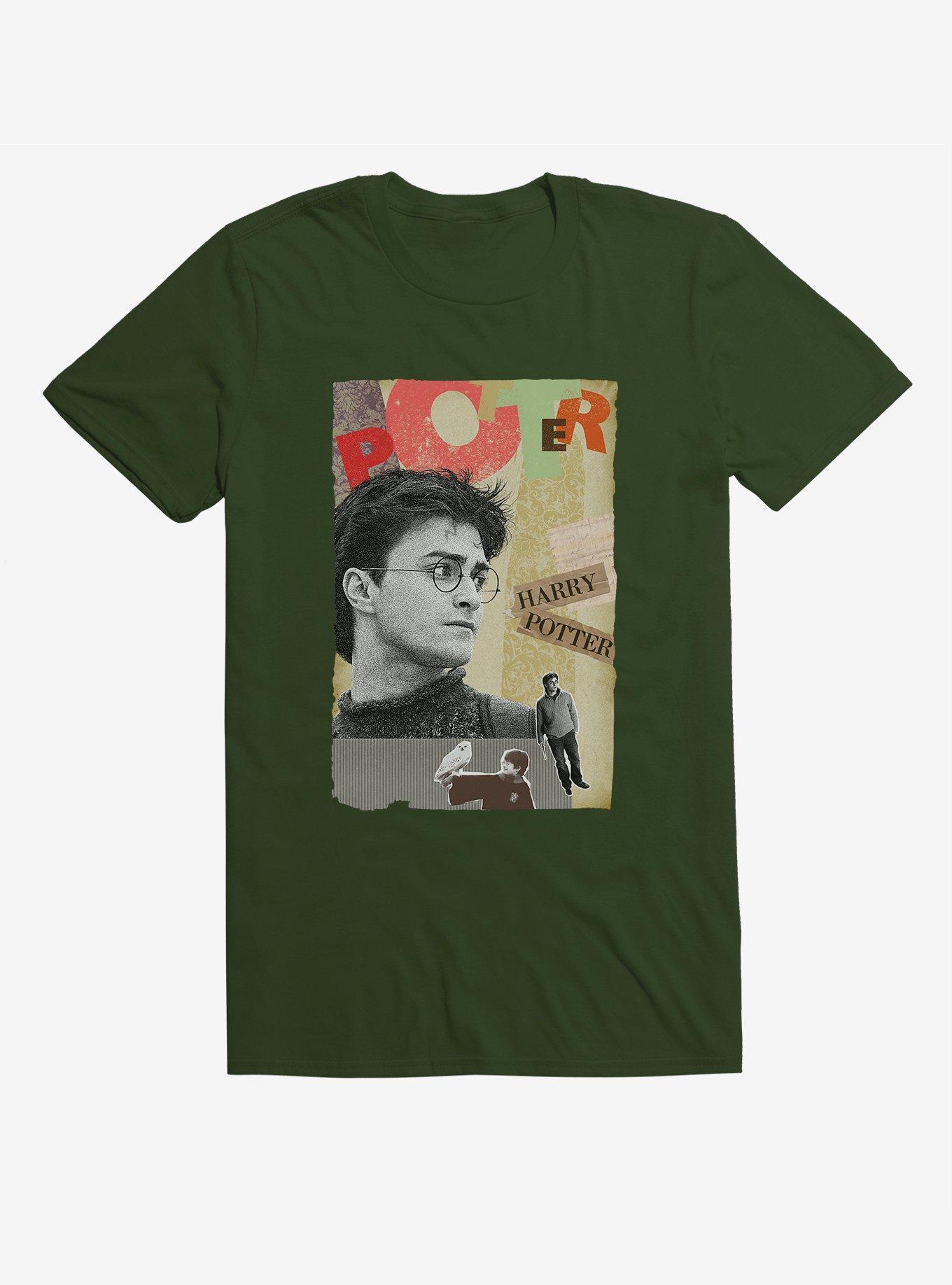 Harry Potter Hedwig And Potter Collage T-Shirt, , hi-res