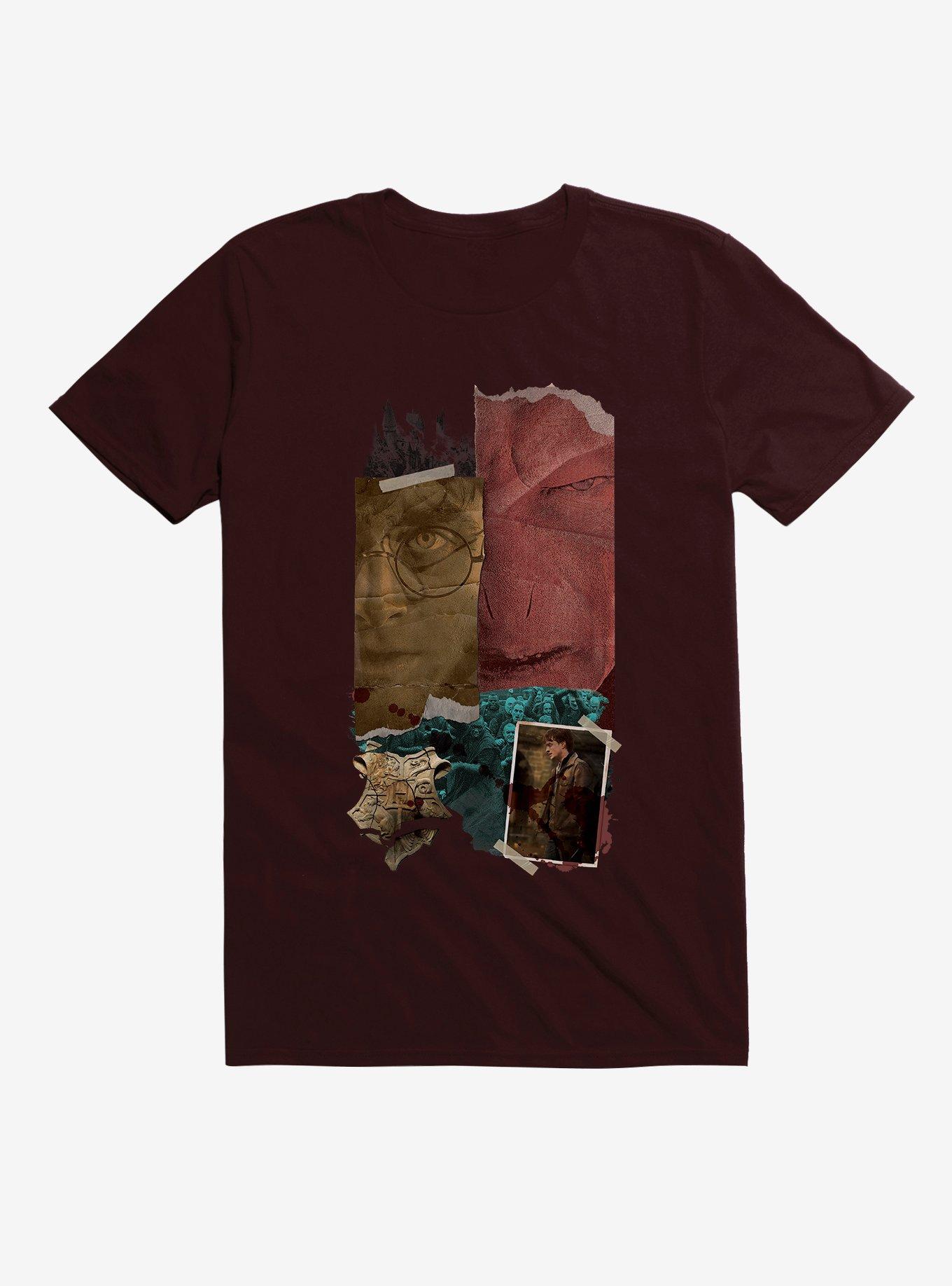 Plus Size Harry Potter Voldemort And Harry Collage T-Shirt, , hi-res