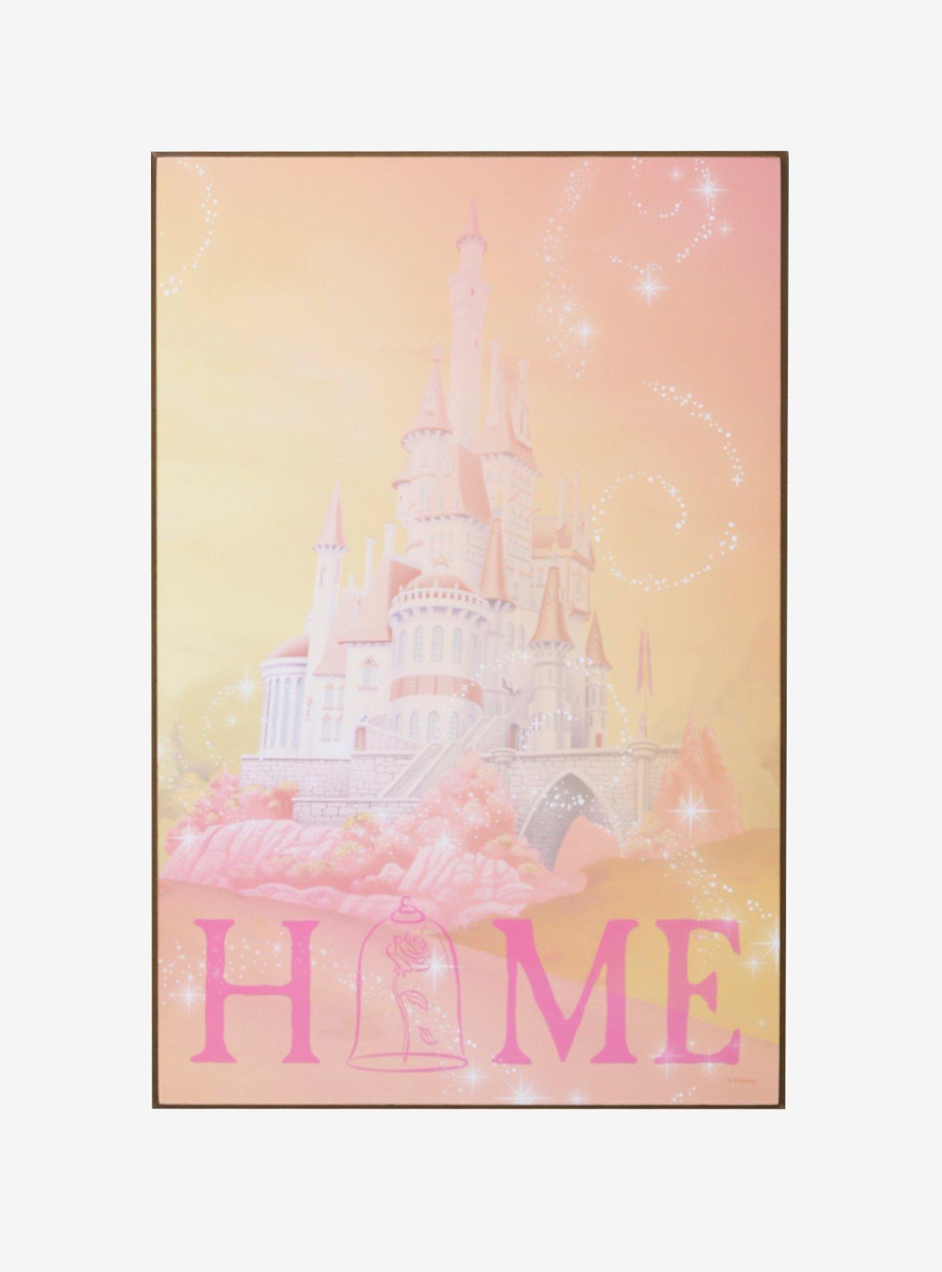 Disney Beauty And The Beast Castle Home Wood Wall Art, , hi-res