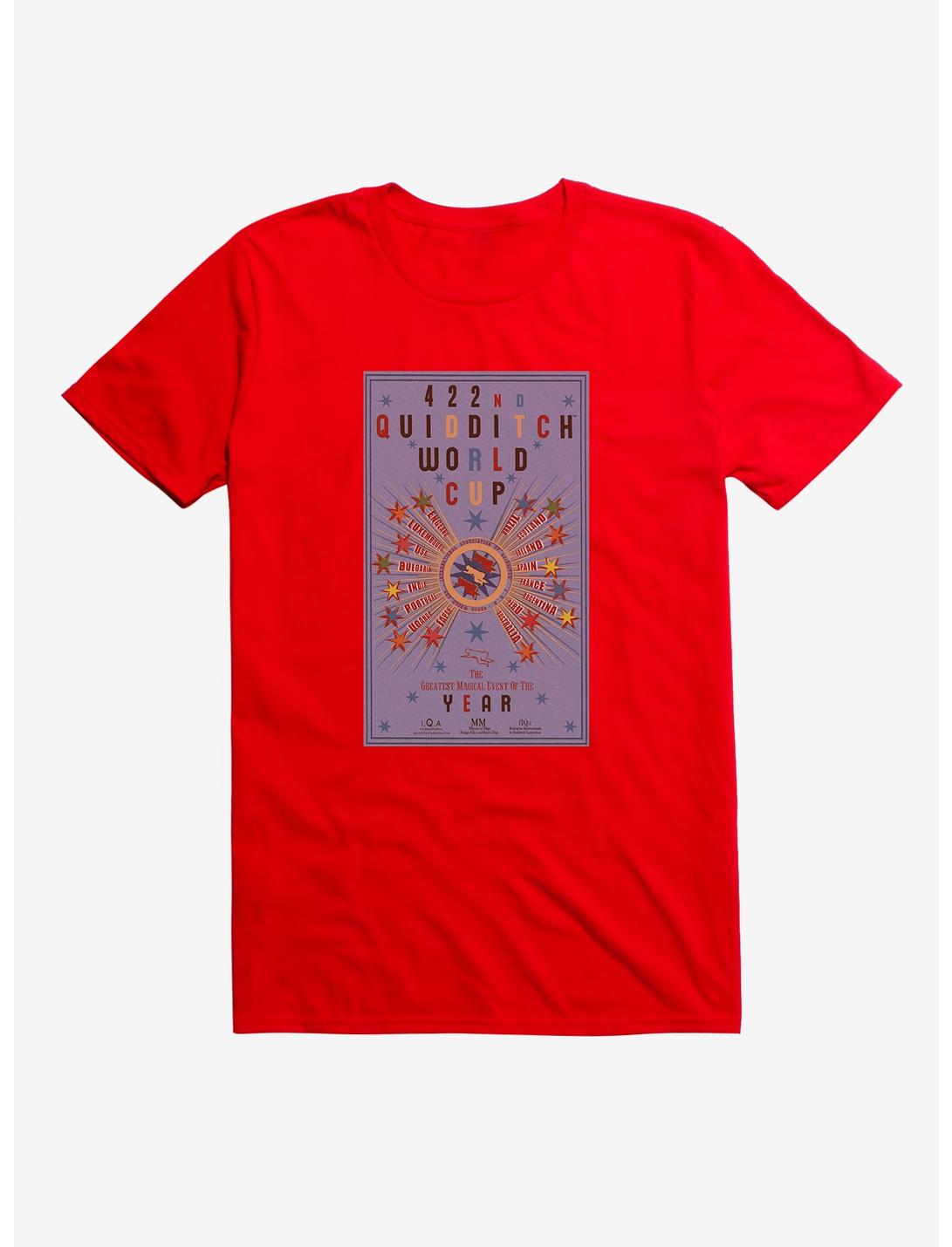 Harry Potter Quidditch World Cup T-Shirt, RED, hi-res
