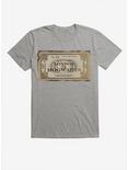 Harry Potter Hogwarts Ticket T-Shirt, HEATHER GREY, hi-res