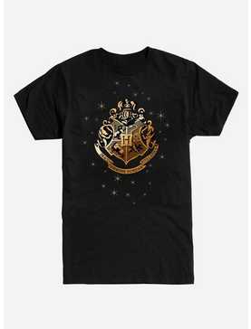 Harry Potter Hogwarts Emblem Glitter T-Shirt, , hi-res