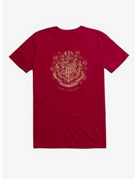 Harry Potter Hogwarts Christmas Crest T-Shirt, , hi-res