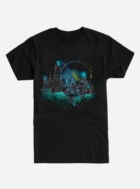 Harry Potter Hogwarts Castle Outline T-Shirt | BoxLunch