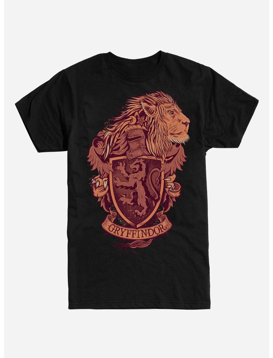 Harry Potter Gryffindor Lion T-Shirt, BLACK, hi-res