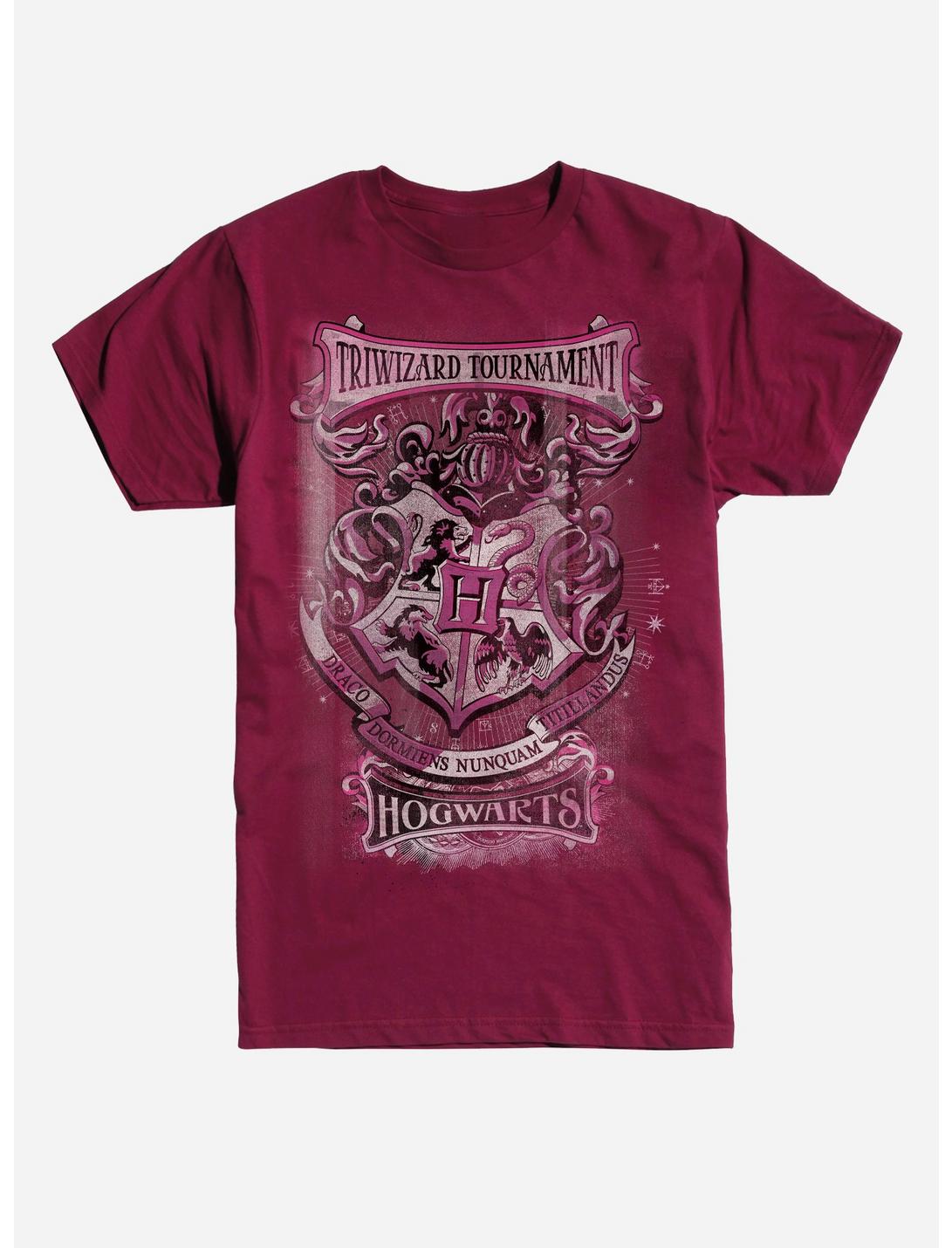 Harry Potter Triwizard Tournament Hogwarts T-SHirt, RED, hi-res