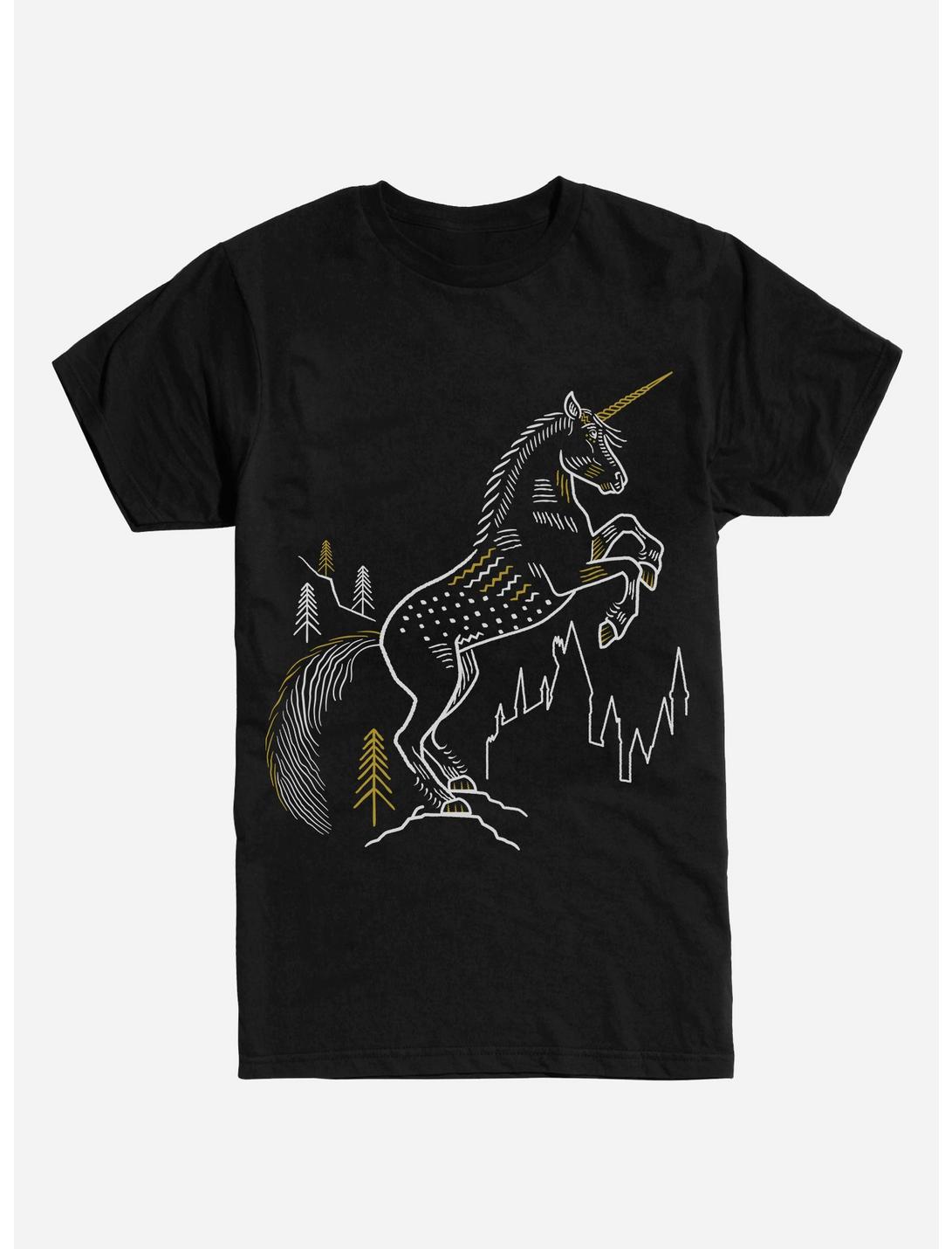 Harry Potter Unicorn T-Shirt, BLACK, hi-res