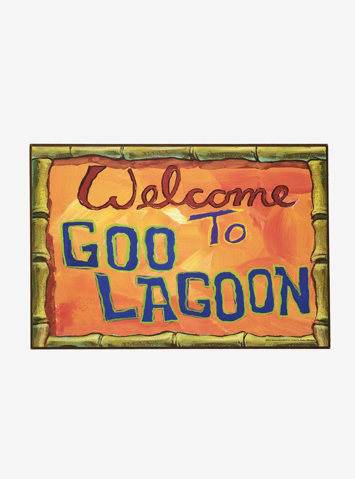 SpongeBob SquarePants Welcome To Goo Lagoon Wood Wall Art, , hi-res