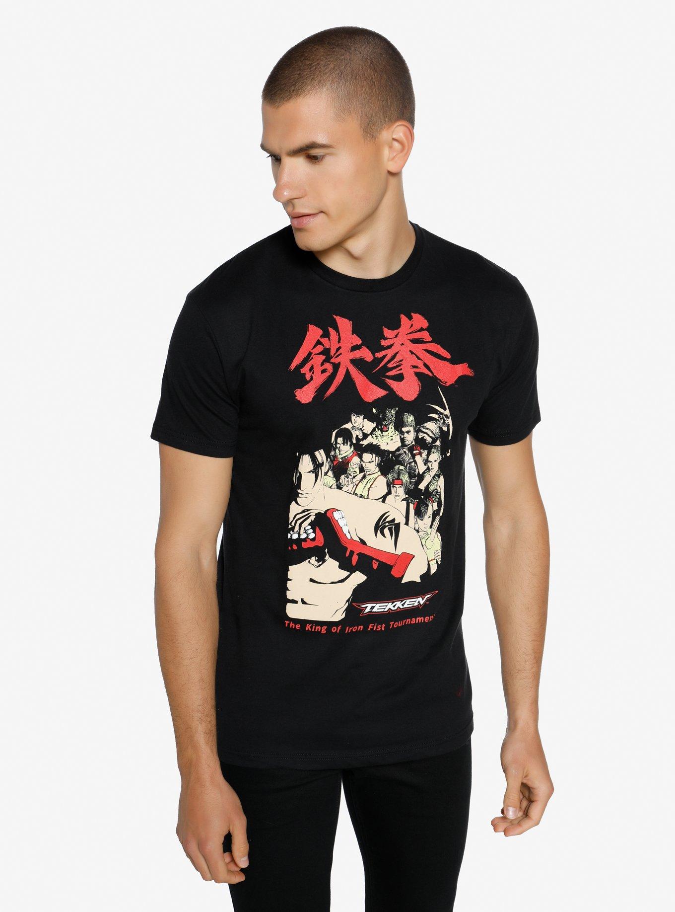 Tekken Fighters Kanji T-Shirt - BoxLunch Exclusive, BLACK, hi-res
