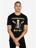 Naruto Boruto Kaminari Thunder Burger T-Shirt, BLACK, hi-res