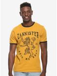 Game of Thrones Lannister Ringer T-Shirt - BoxLunch Exclusive, YELLOW, hi-res
