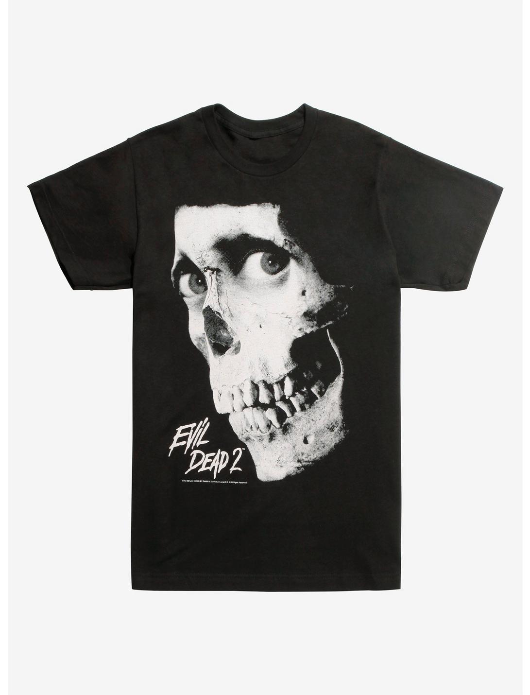 Evil Dead 2 Skull T-Shirt, WHITE, hi-res