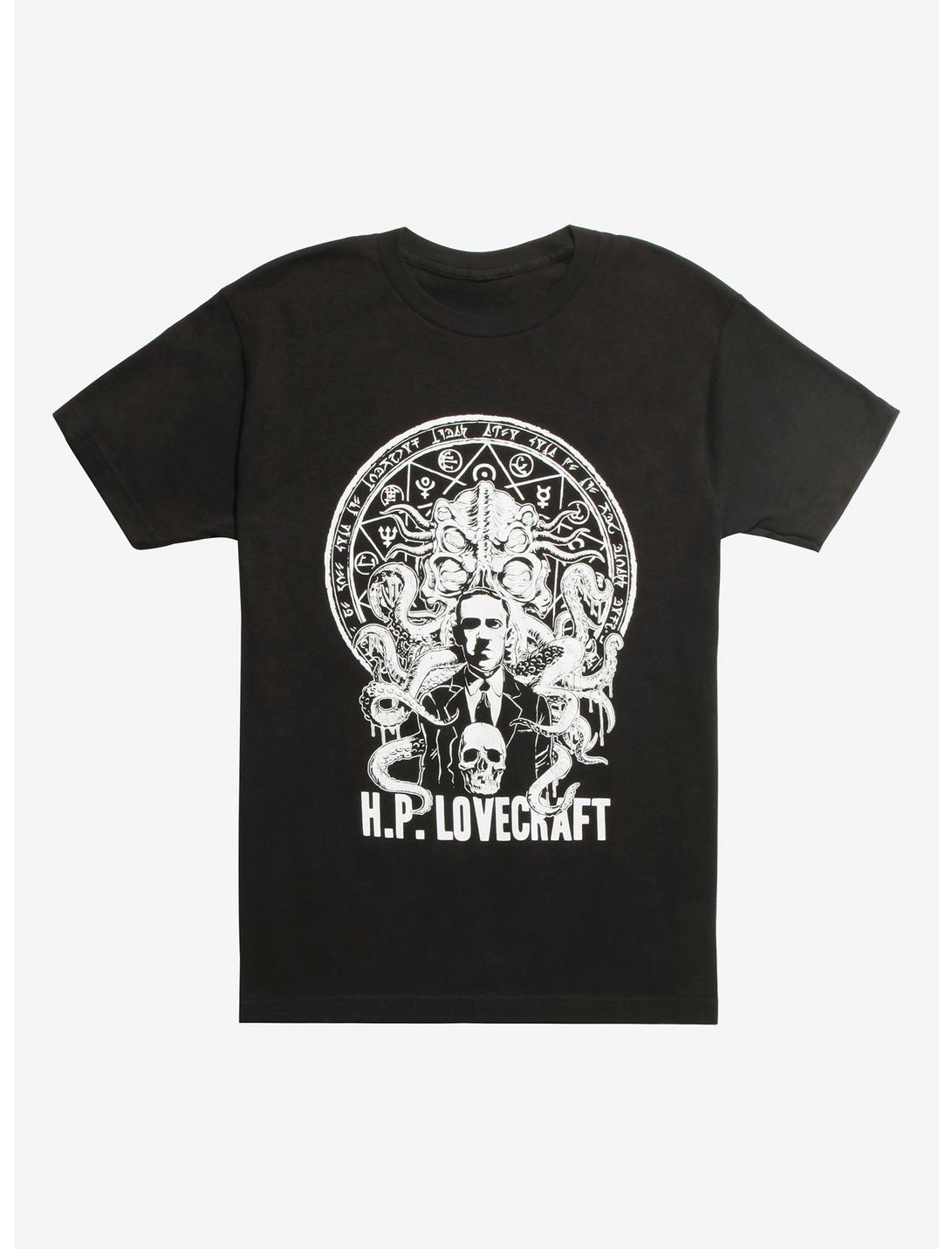 H.P. Lovecraft Cthulhu T-Shirt, WHITE, hi-res