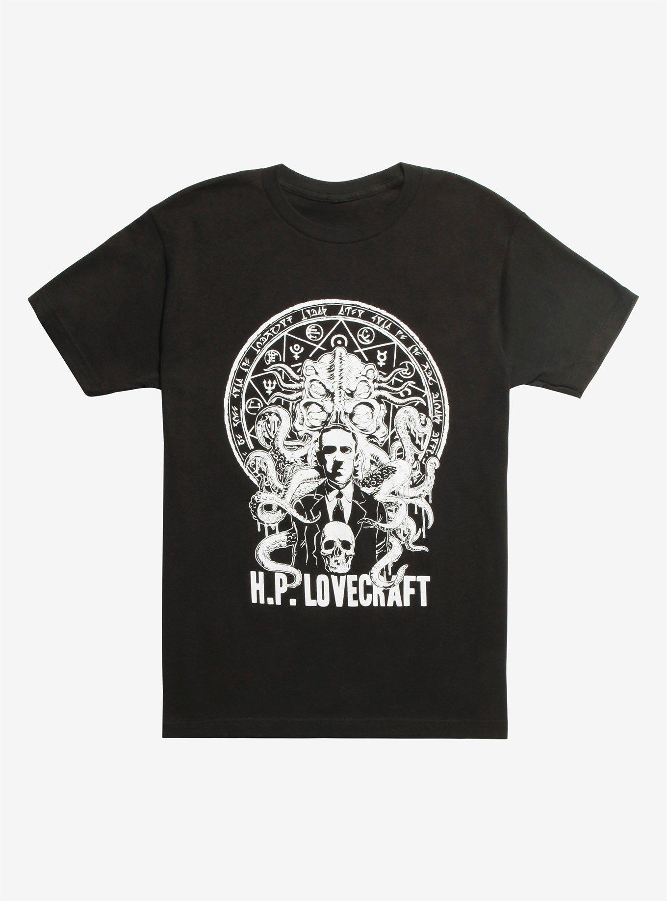 H.P. Lovecraft Cthulhu T-Shirt, WHITE, hi-res