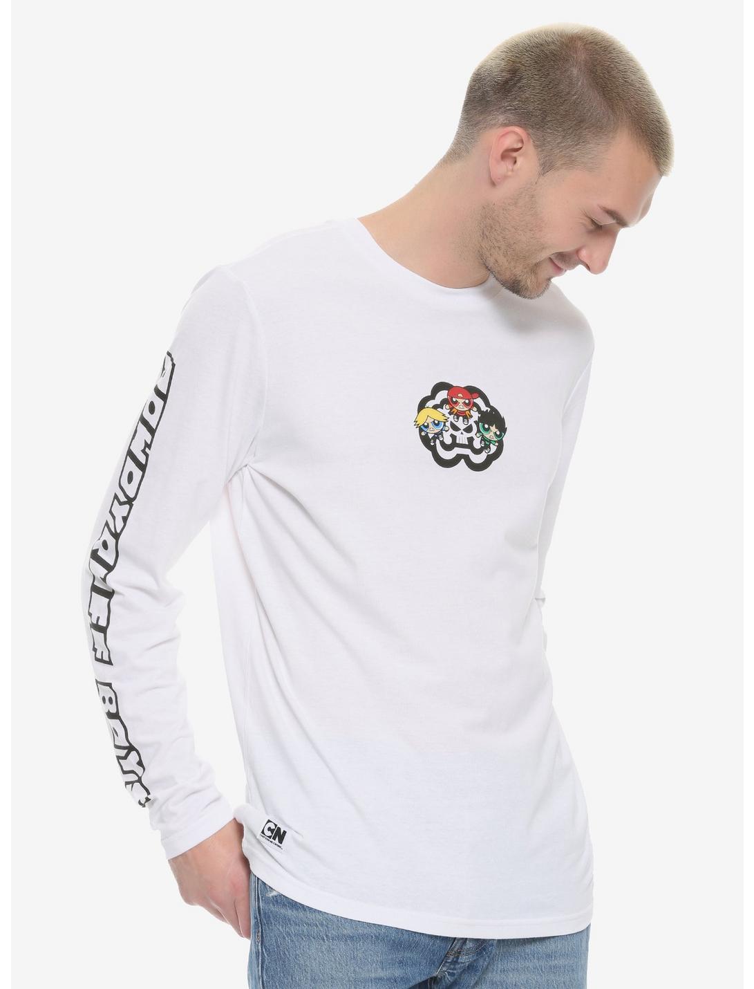 Our Universe The Powerpuff Girls Rowdyruff Boys Long Sleeve T-Shirt - BoxLunch Exclusive, WHITE, hi-res