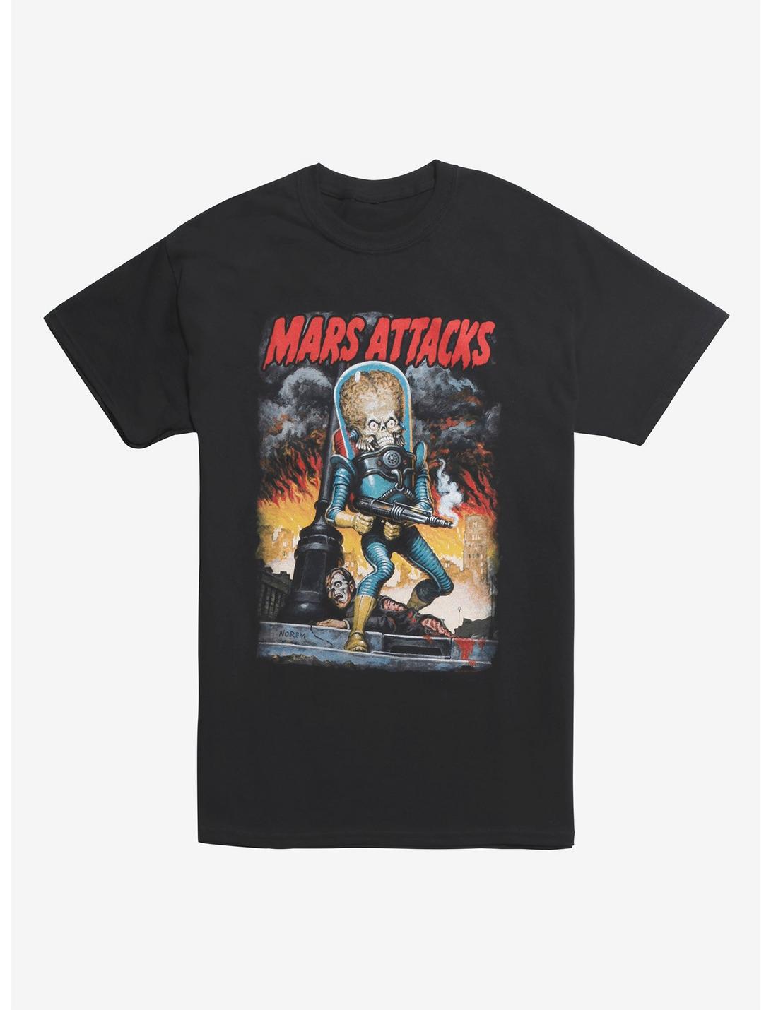 Mars Attacks! Burning T-Shirt, MULTI, hi-res