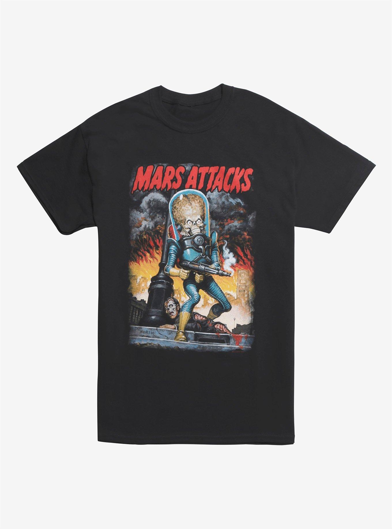 Mars Attacks! Burning T-Shirt, MULTI, hi-res