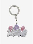 Loungefly Disney The Aristocats Floral Enamel Keychain - BoxLunch Exclusive, , hi-res