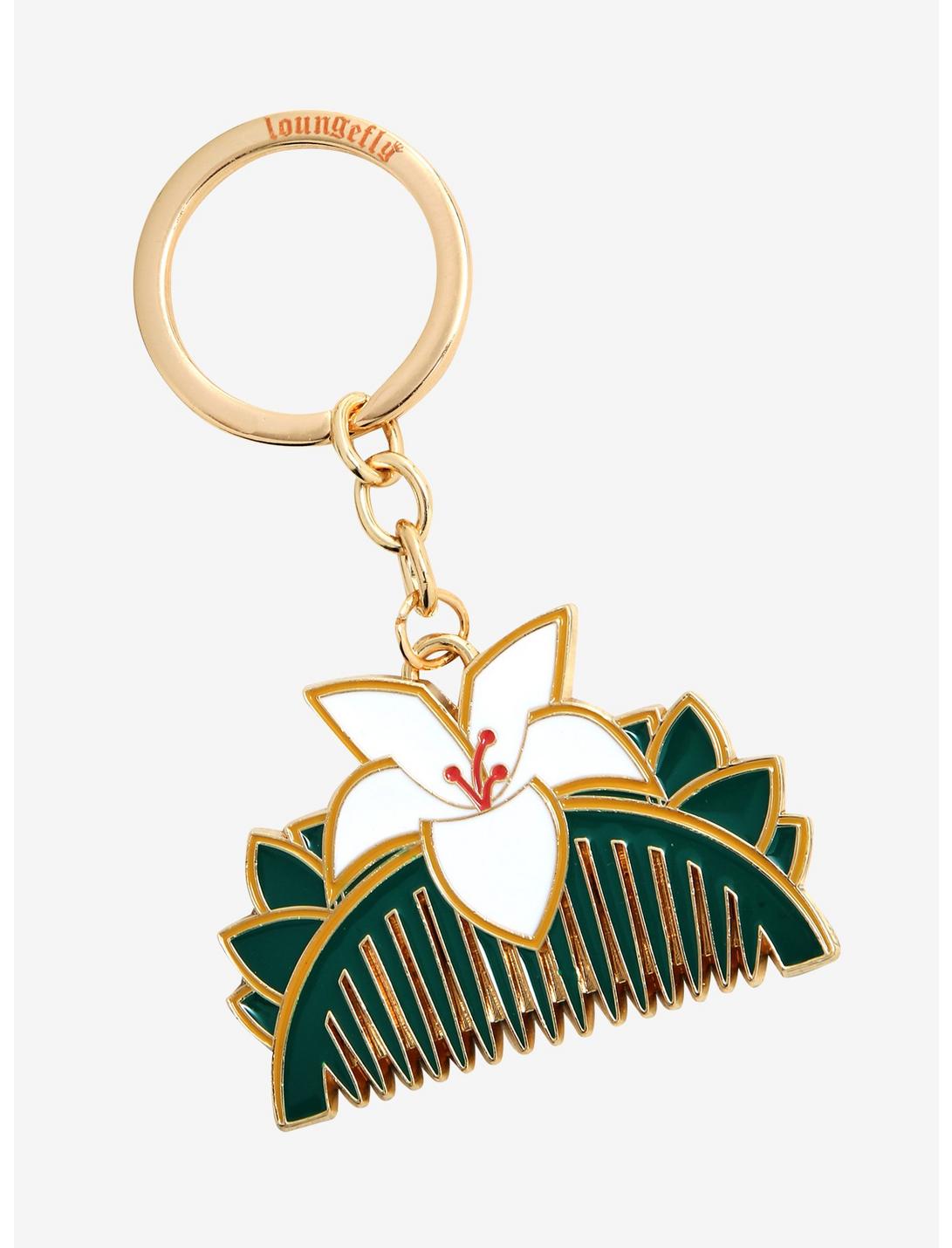 Loungefly Disney Mulan Hair Comb Keychain - BoxLunch Exclusive, , hi-res