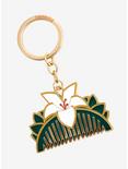 Loungefly Disney Mulan Hair Comb Keychain - BoxLunch Exclusive, , hi-res