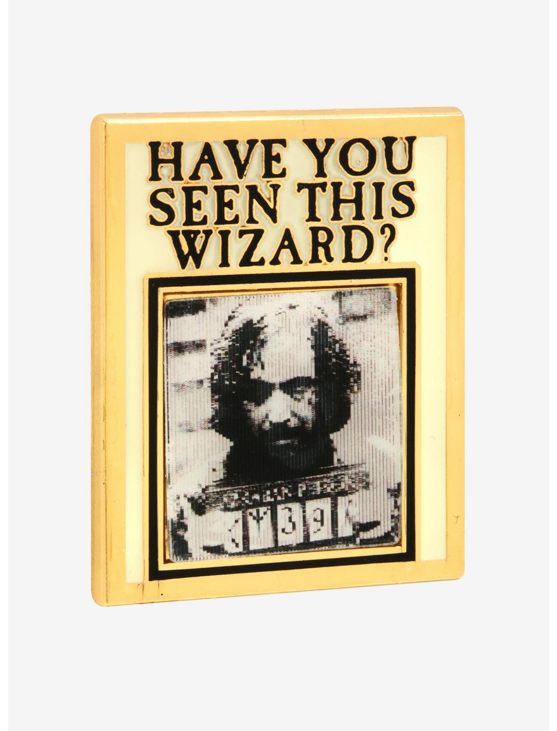 Harry Potter Sirius Black Wanted Lenticular Enamel Pin, , hi-res