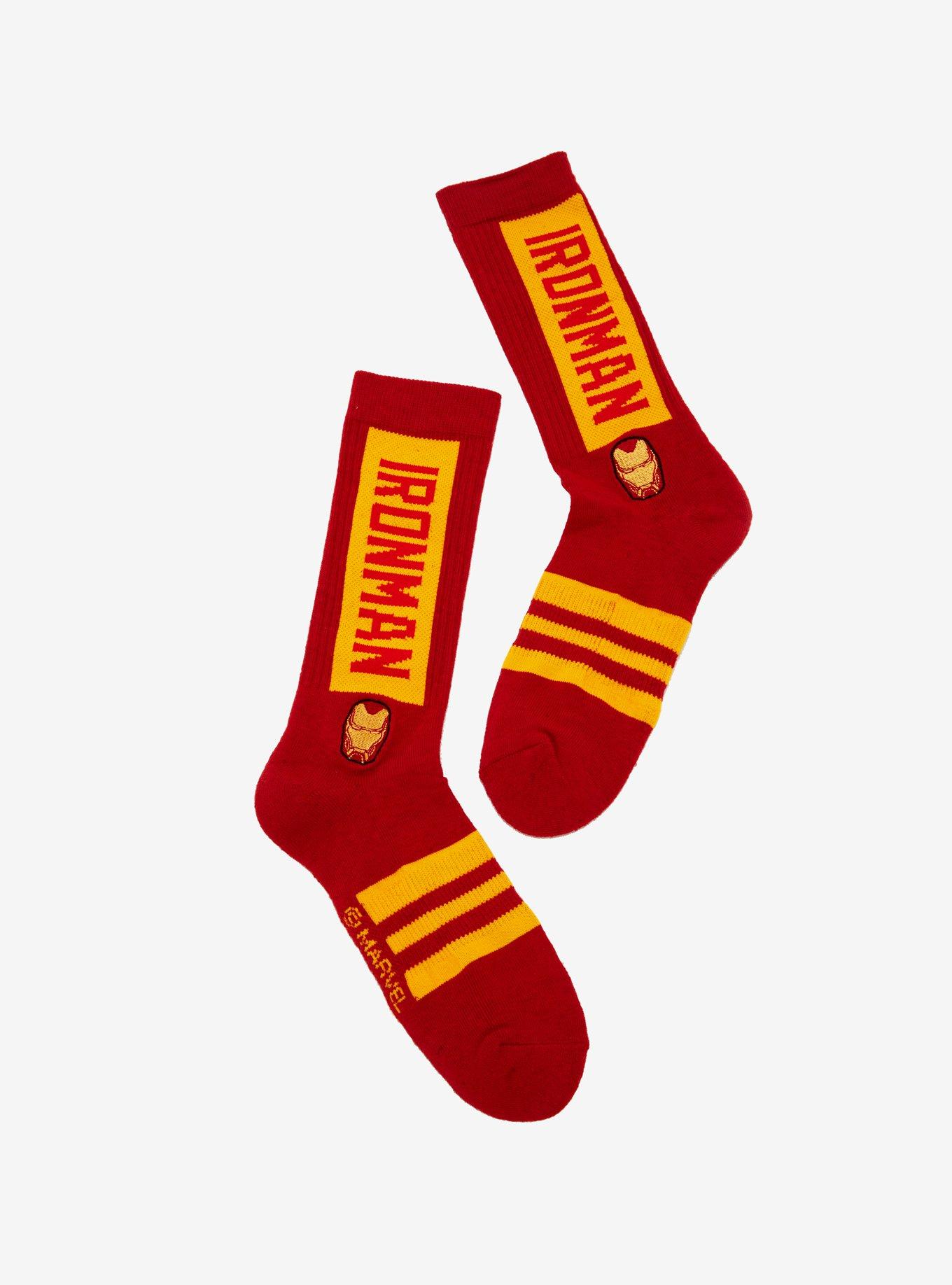 Marvel Iron Man Emblem Crew Socks, , hi-res