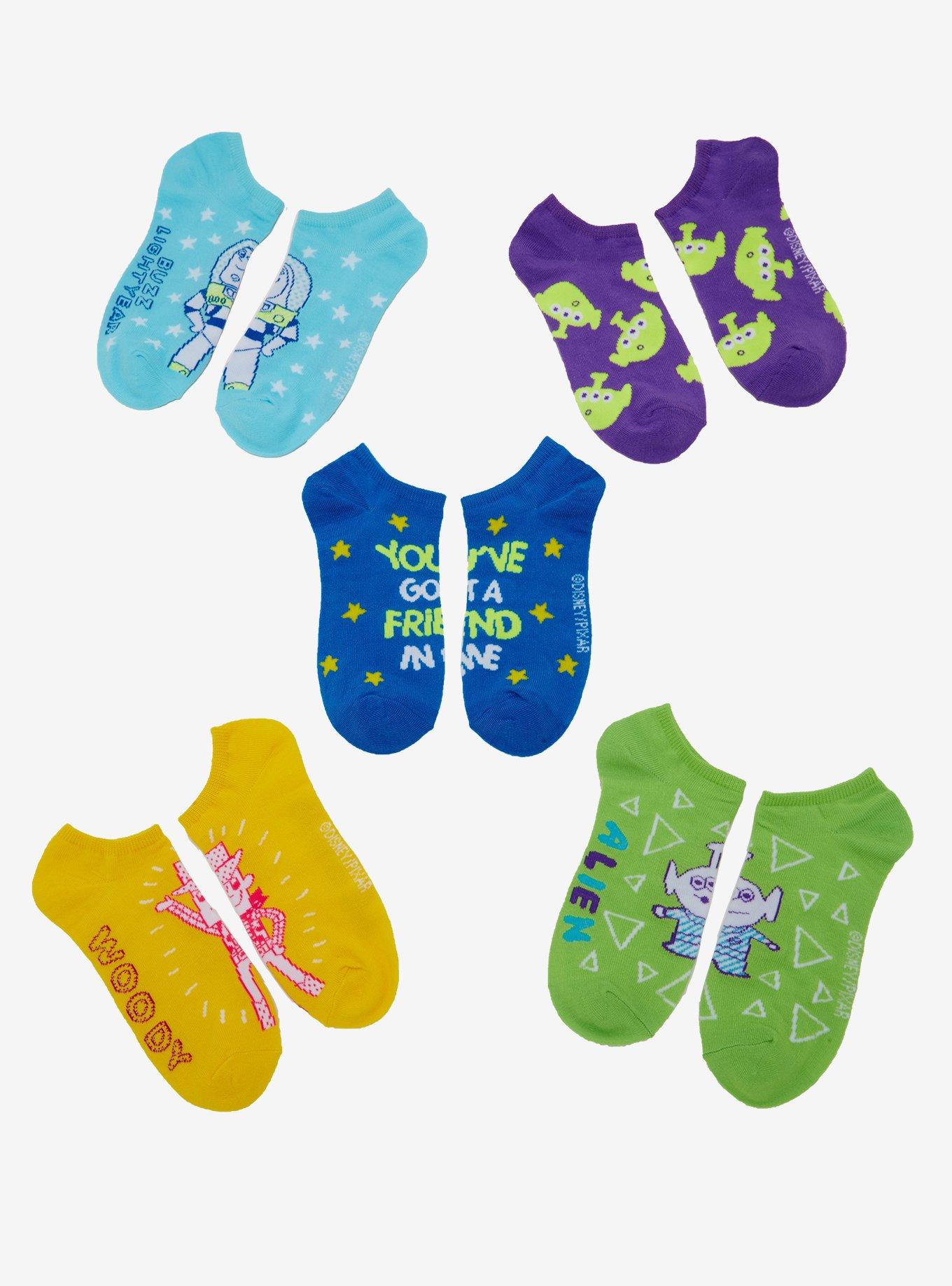 Disney Pixar Toy Story 4 Friend In Me Ankle Socks 5 Pair, , hi-res