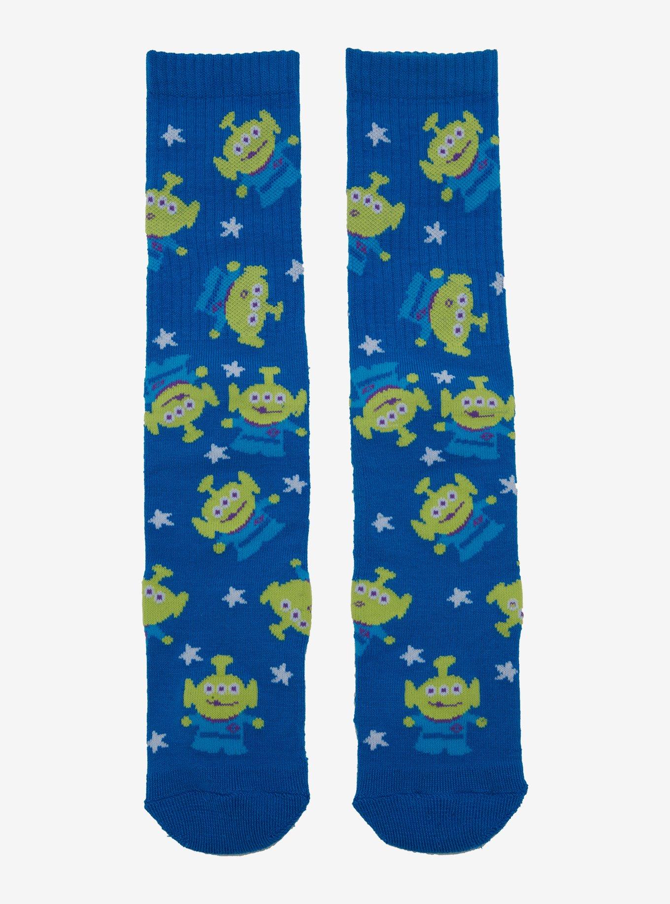 Disney Pixar Toy Story Alien Crew Socks, , hi-res