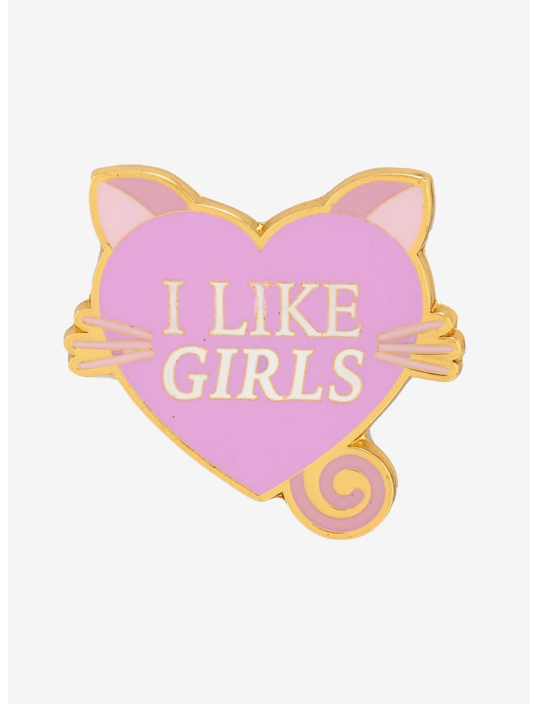 Loungefly I Like Girls Enamel Pin - BoxLunch Exclusive, , hi-res