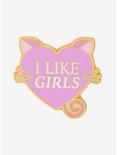 Loungefly I Like Girls Enamel Pin - BoxLunch Exclusive, , hi-res