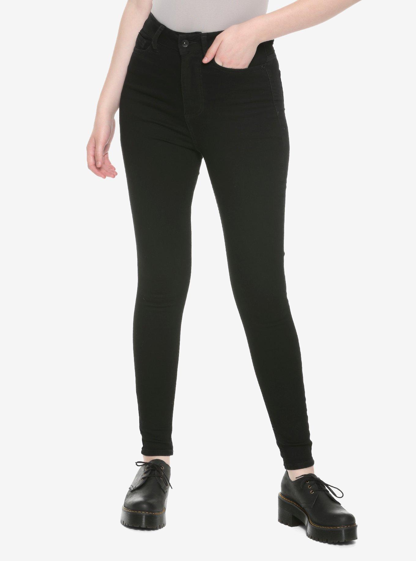 Buy online Black Cotton High Rise Jegging from Jeans & jeggings for Women  by Smarty Pants for ₹700 at 59% off