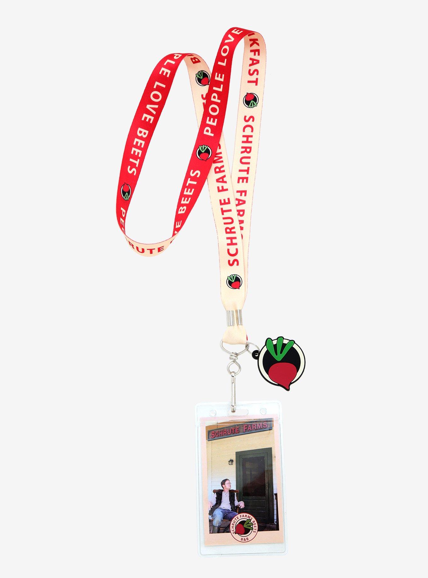 The Office Schrute Farms Beets Lanyard, , hi-res