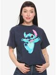 Disney Lilo & Stitch Kick Girls Crop T-Shirt, MULTI, hi-res