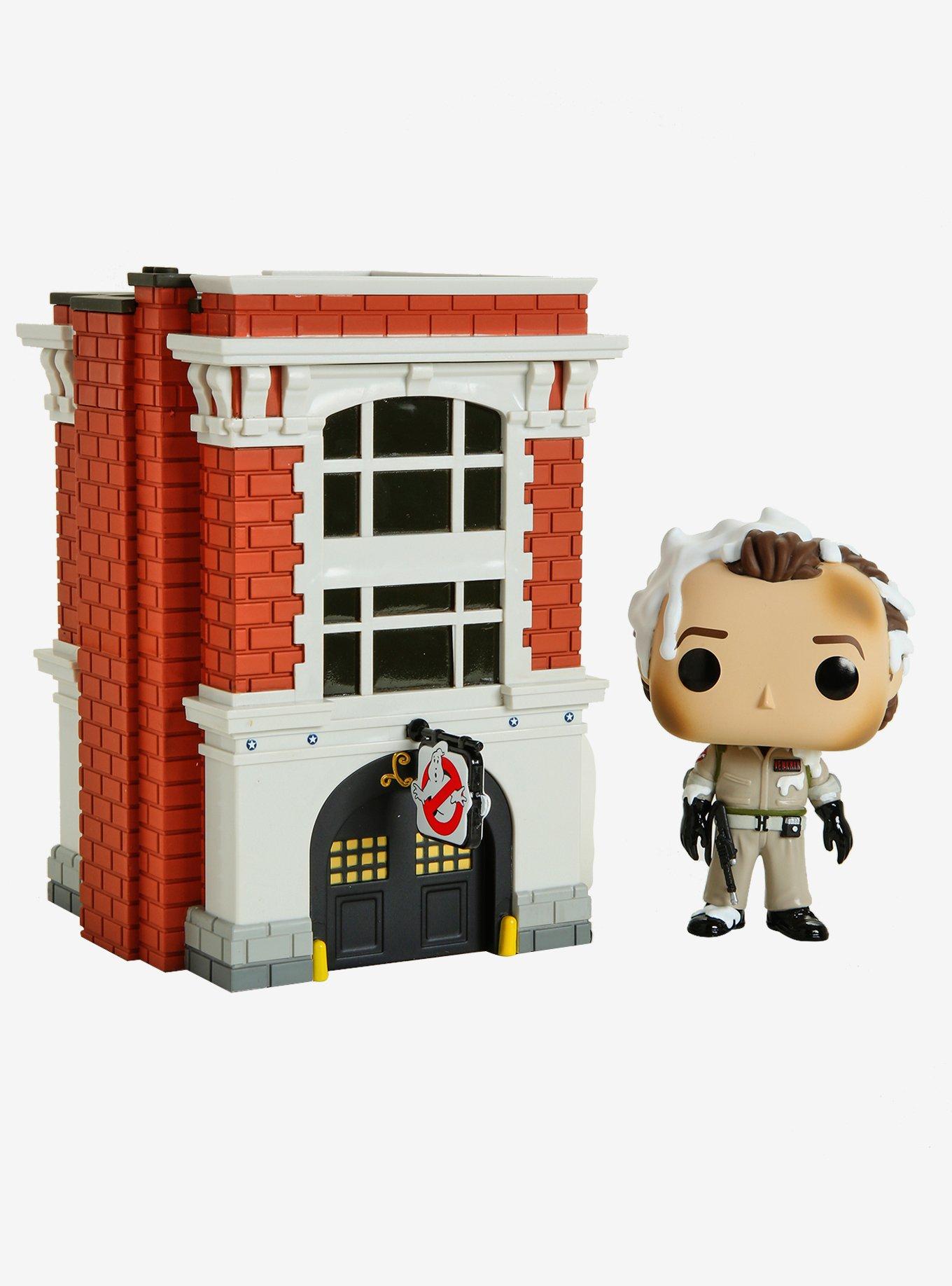 Funko Pop! Town Ghostbusters Dr. Peter Venkman with Firehouse Vinyl Figures, , hi-res