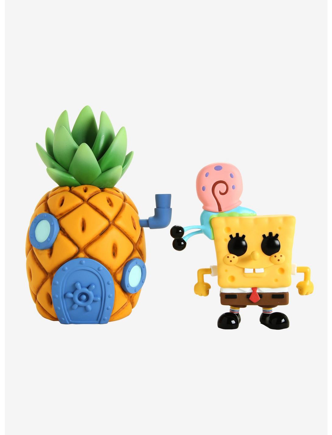 Funko Pop! SpongeBob SquarePants SpongeBob With Gary & Pineapple House Vinyl Figures, , hi-res