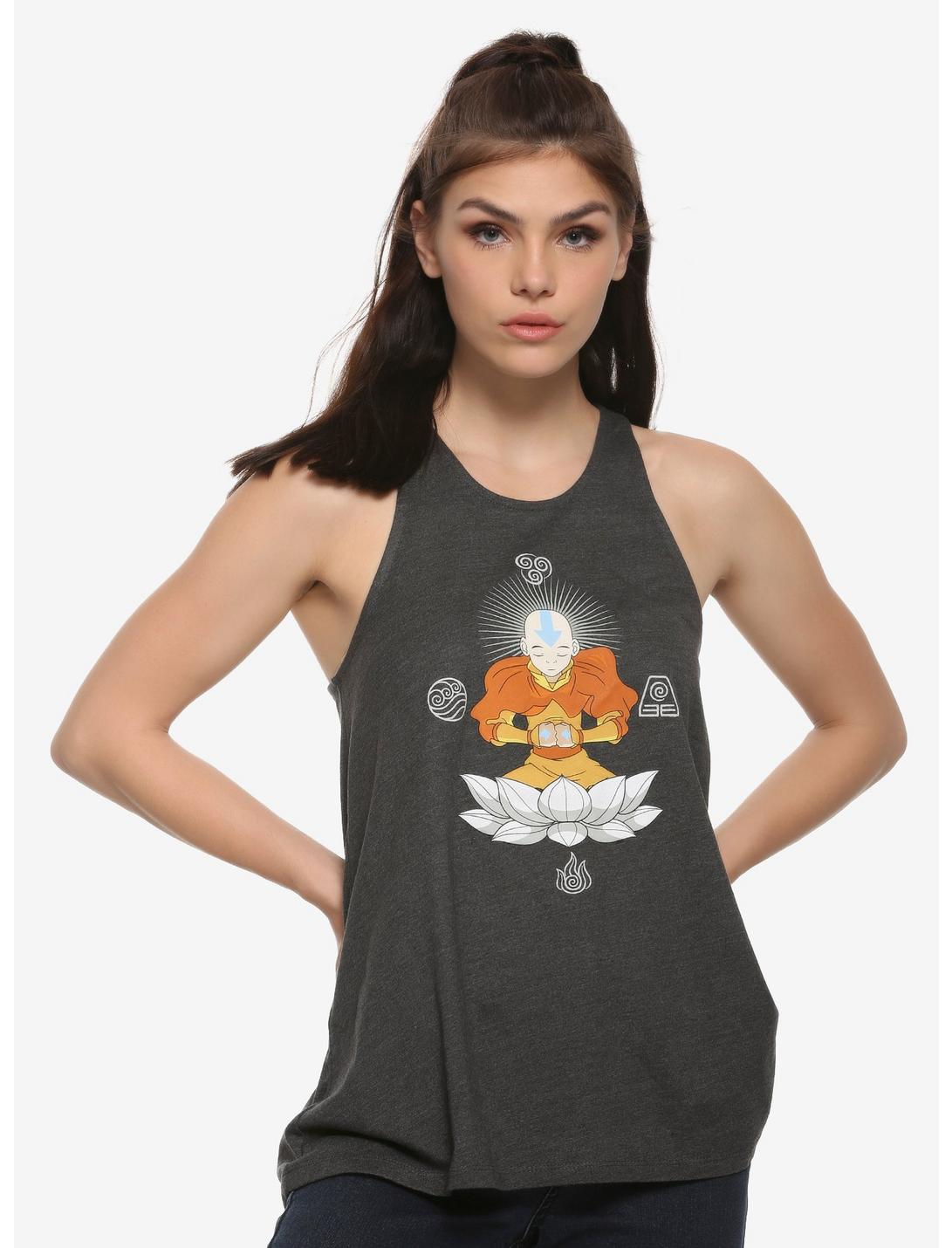 Avatar: The Last Airbender Chakras Womens Tank Top - BoxLunch Exclusive, GREY, hi-res