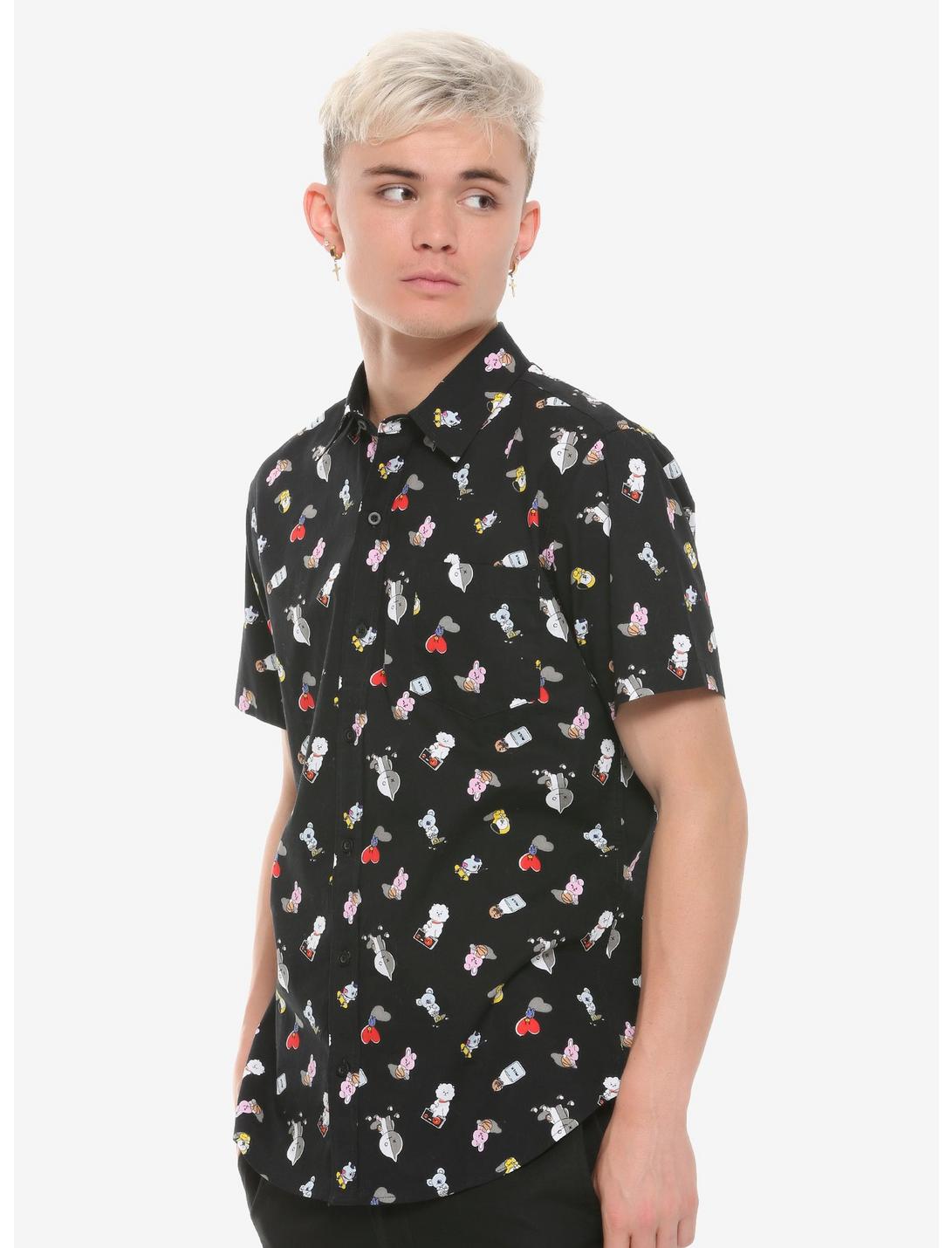 BT21 Icons Woven Button-Up | Hot Topic