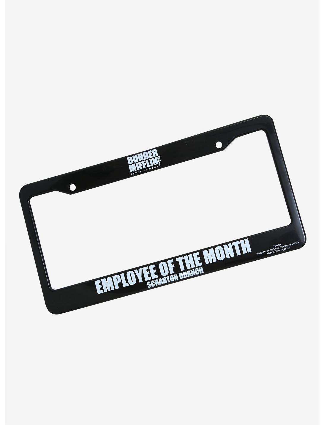 The Office Dunder Mifflin Employee of the Month License Plate Frame - BoxLunch Exclusive, , hi-res