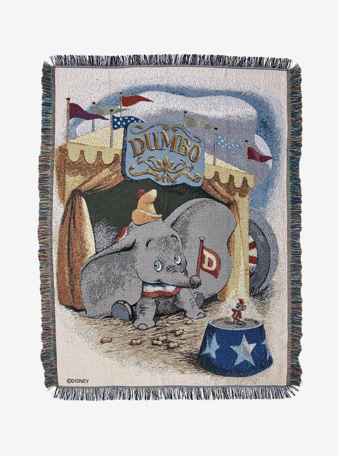 Disney Dumbo Circus Tapestry Throw Blanket Hot Topic
