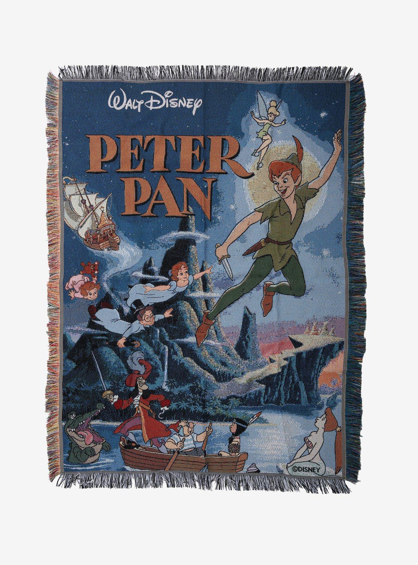 Disney Peter Pan Flying Tapestry Throw Blanket