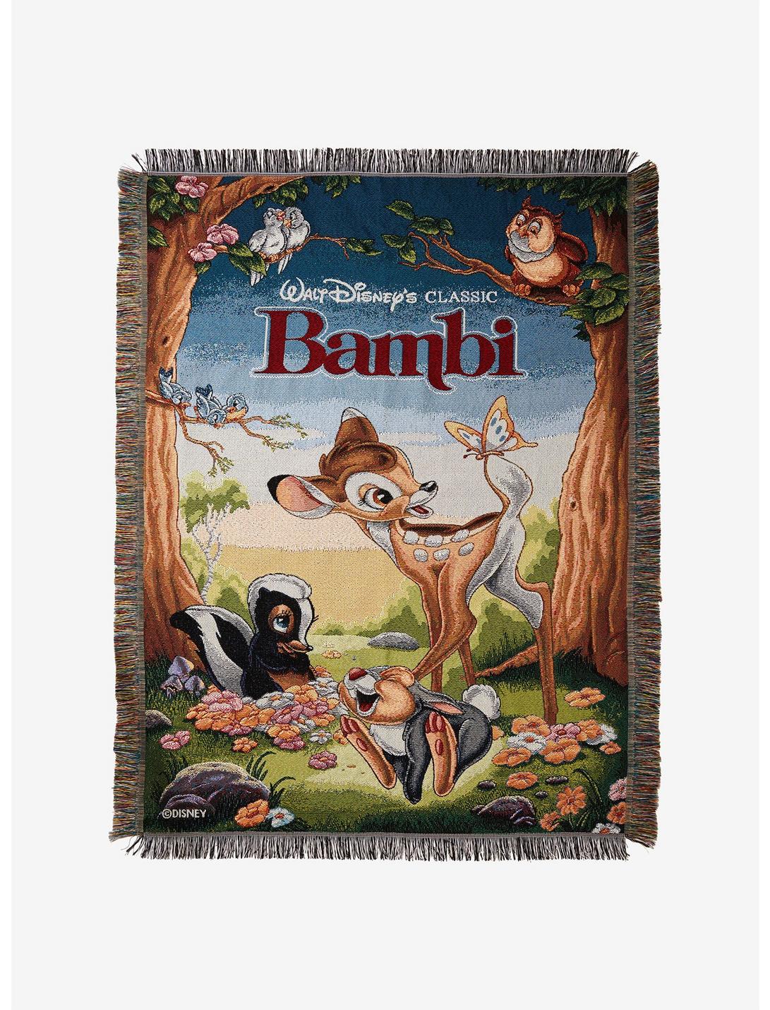 Disney Bambi Poster Tapestry Throw Blanket, , hi-res