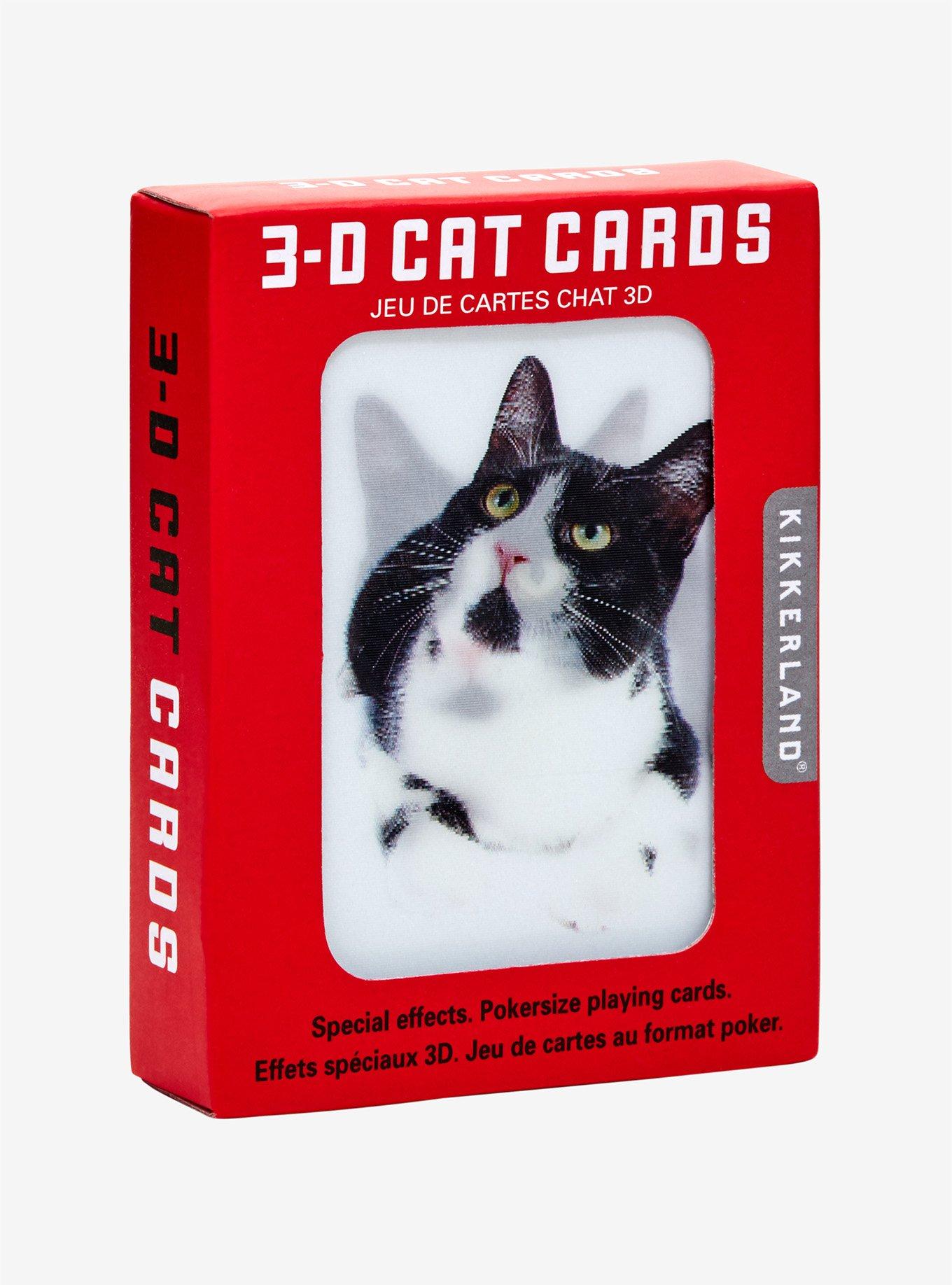 3D Cat Playing Cards | Hot Topic