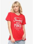 Gilmore Girls Founders' Day Punch Women's T-Shirt - BoxLunch Exclusive, RED, hi-res
